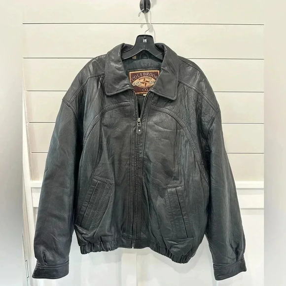 American Classic Men’s Colebrook Leather Jacket Size Large - Picture 1 of 15